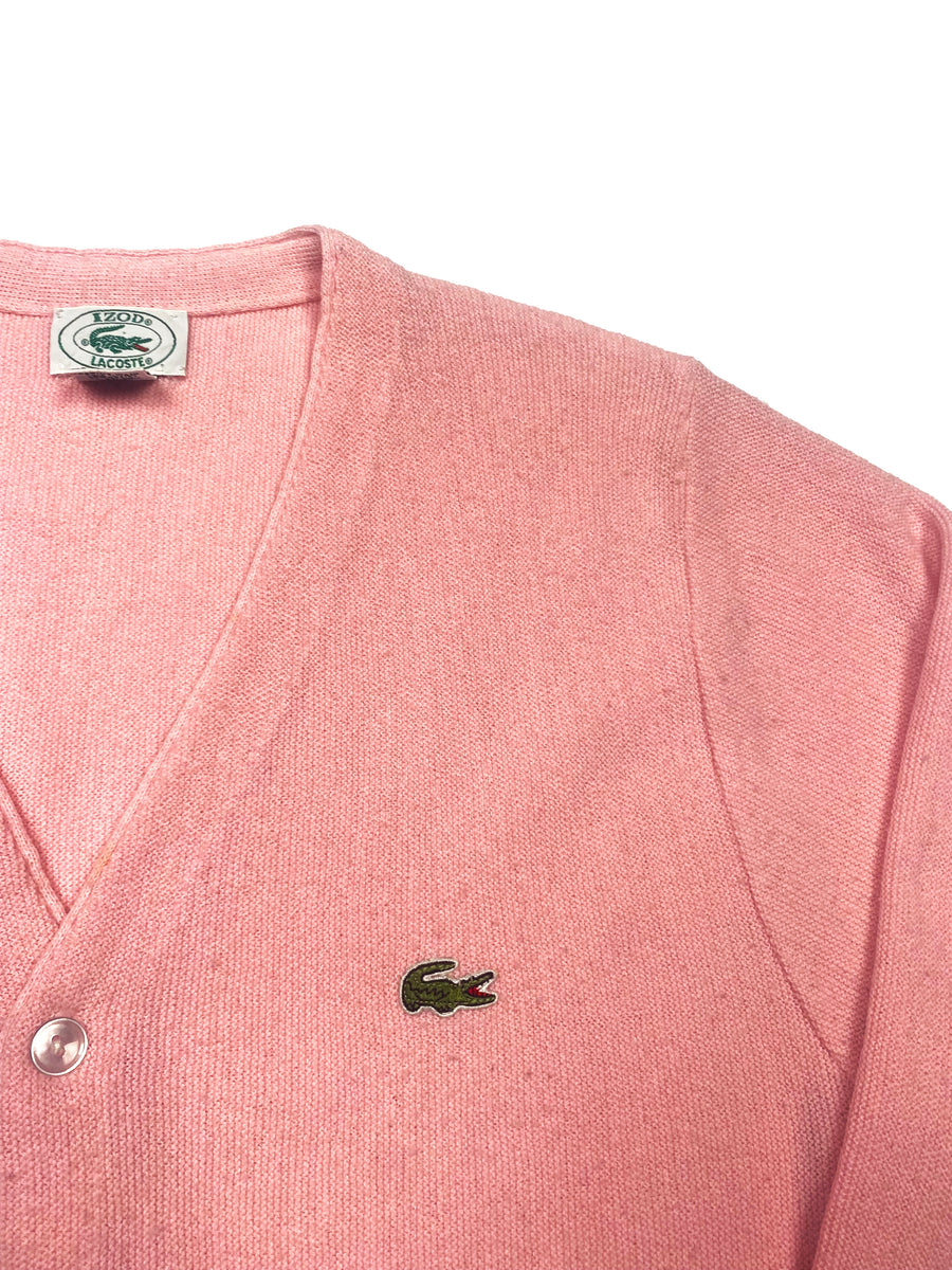 Pink hotsell lacoste cardigan