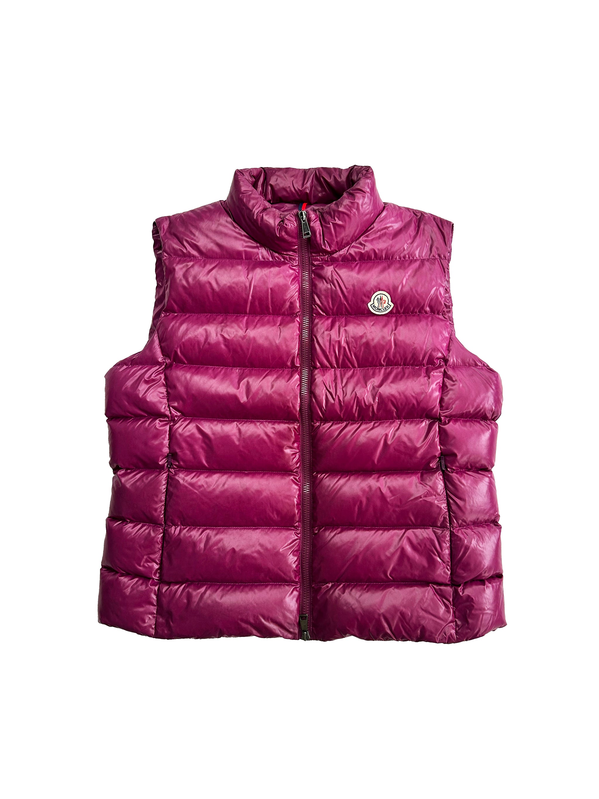 Moncler purple vest best sale