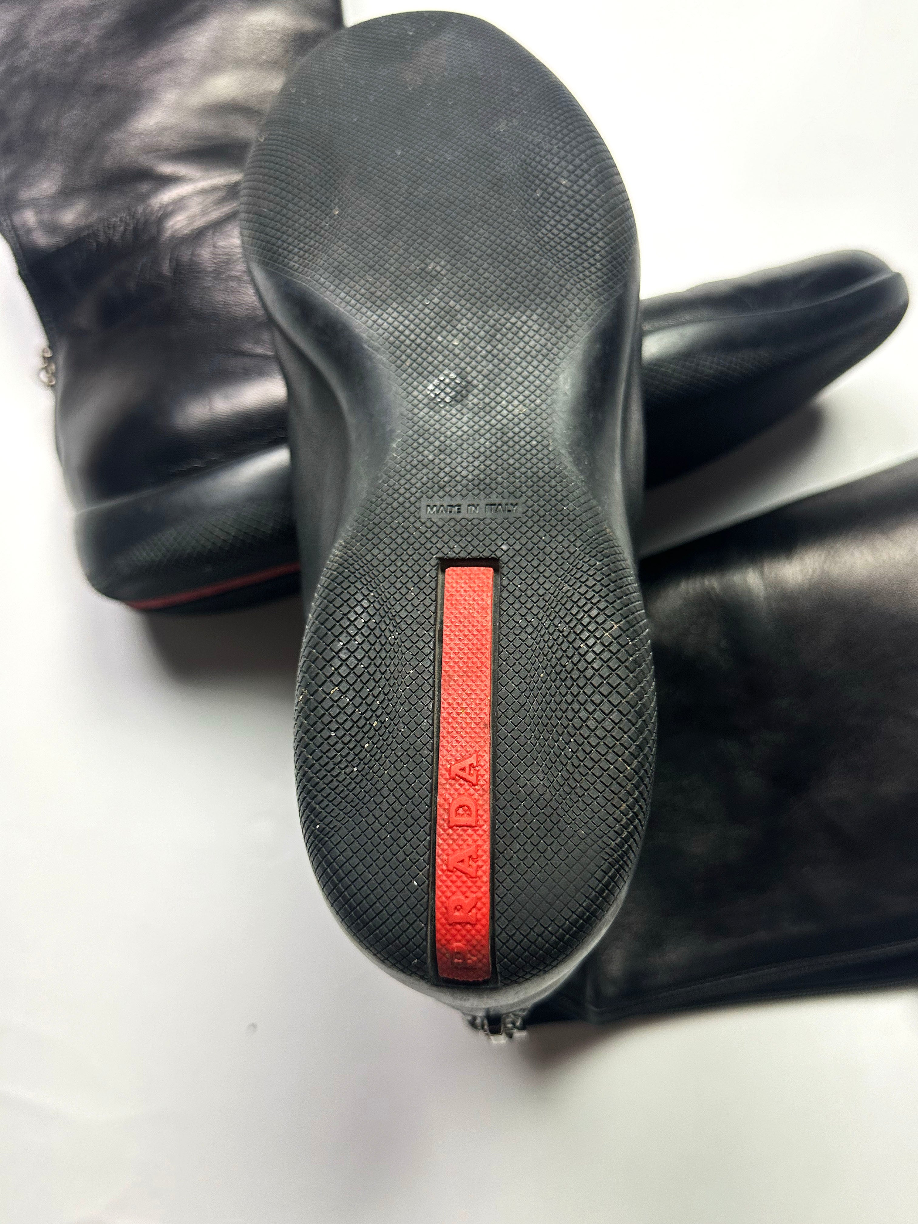 Prada Sport Leather Boots 00's – Sekkle