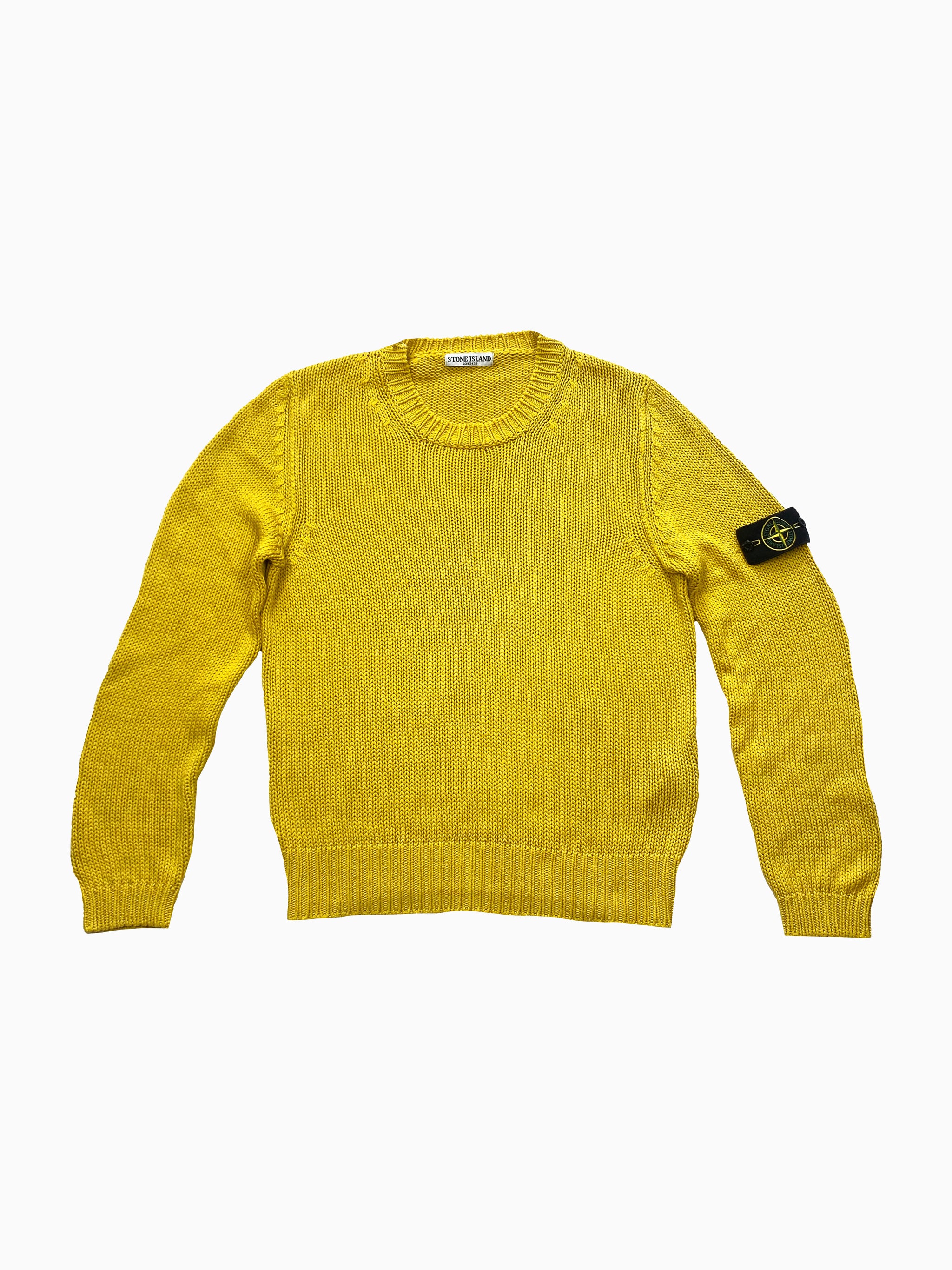 Stone island Yellow Knit Jumper 2011 Sekkle